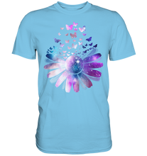 Laden Sie das Bild in den Galerie-Viewer, Frauen Galaxie Schmetterling T-Shirt