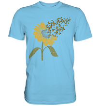 Laden Sie das Bild in den Galerie-Viewer, Schmetterlinge Sonnenblume T-Shirt