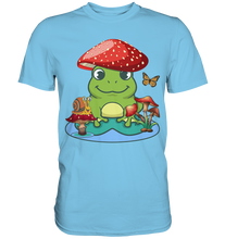 Laden Sie das Bild in den Galerie-Viewer, Frosch Schnecke Schmetterling T-Shirt