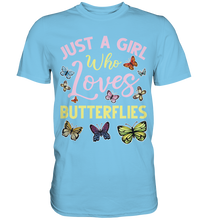 Laden Sie das Bild in den Galerie-Viewer, Mädchen Schmetterling T-Shirt