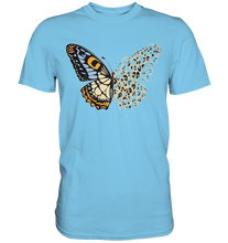 Laden Sie das Bild in den Galerie-Viewer, Leopard Frauen Schmetterling T-Shirt