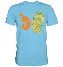 Laden Sie das Bild in den Galerie-Viewer, Sonnenblumen Schmetterling T-Shirt