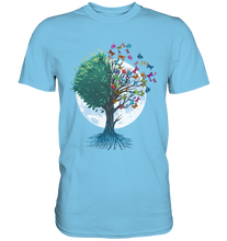 Laden Sie das Bild in den Galerie-Viewer, Natur Schmetterling Baum T-Shirt