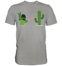 Laden Sie das Bild in den Galerie-Viewer, Kaktus Gangster T-Shirt Kakteen Sukkulenten Humor