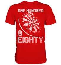 Laden Sie das Bild in den Galerie-Viewer, Darts 180 Triple 20 Dartscheibe einhundertachtzig T-Shirt