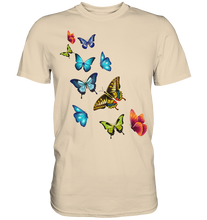 Laden Sie das Bild in den Galerie-Viewer, Bunte Farbenfrohe Schmetterlinge T-Shirt