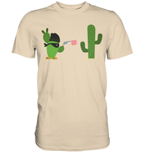 Laden Sie das Bild in den Galerie-Viewer, Kaktus Gangster T-Shirt Kakteen Sukkulenten Humor