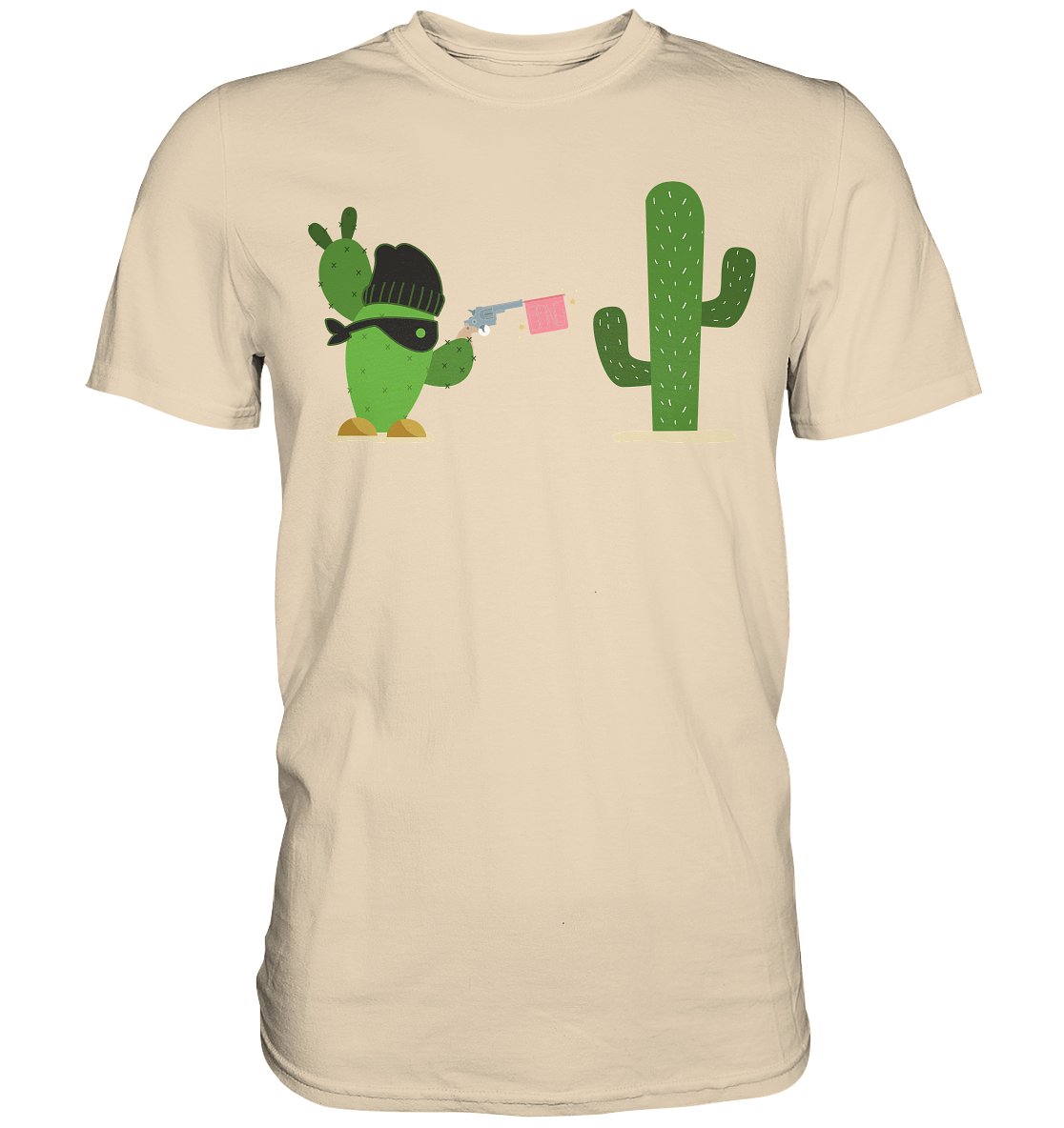 Kaktus Gangster T-Shirt Kakteen Sukkulenten Humor – Tigerlino®