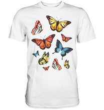 Laden Sie das Bild in den Galerie-Viewer, Frauen Bunte Schmetterlinge T-Shirt