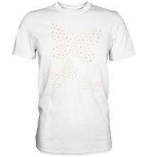 Laden Sie das Bild in den Galerie-Viewer, Frauen Gänseblümchen Schmetterlinge T-Shirt