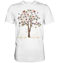 Laden Sie das Bild in den Galerie-Viewer, Frauen Schmetterlinge Baum T-Shirt