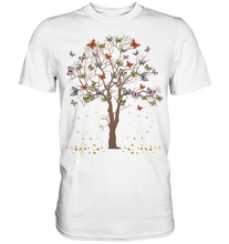 Laden Sie das Bild in den Galerie-Viewer, Frauen Schmetterling Baum T-Shirt