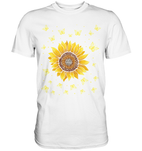 Laden Sie das Bild in den Galerie-Viewer, Sonnenblume Schmetterling T-Shirt