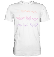 Laden Sie das Bild in den Galerie-Viewer, Rosa Schmetterlinge T-Shirt