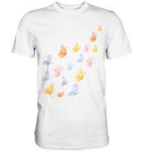 Laden Sie das Bild in den Galerie-Viewer, Aquarell Schmetterlinge T-Shirt