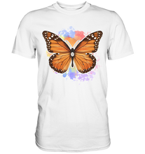 Laden Sie das Bild in den Galerie-Viewer, Bunter Schmetterling Monarchfalter T-Shirt