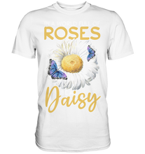 Laden Sie das Bild in den Galerie-Viewer, Frauen Schmetterling Gänseblume T-Shirt