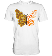 Laden Sie das Bild in den Galerie-Viewer, Sonnenblumen Schmetterling T-Shirt