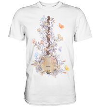 Laden Sie das Bild in den Galerie-Viewer, Banjo Frauen Blumen Schmetterling T-Shirt
