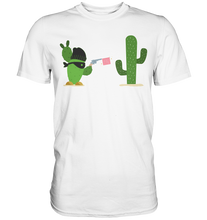 Laden Sie das Bild in den Galerie-Viewer, Kaktus Gangster T-Shirt Kakteen Sukkulenten Humor