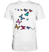 Laden Sie das Bild in den Galerie-Viewer, Bunte Schmetterlinge T-Shirt