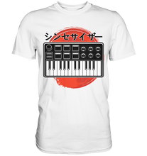 Laden Sie das Bild in den Galerie-Viewer, Modular Synthesizer Japanische Kalligrafie Analog T-Shirt