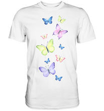 Laden Sie das Bild in den Galerie-Viewer, Bunte Schmetterlinge T-Shirt Schmetterling