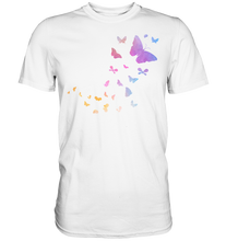 Laden Sie das Bild in den Galerie-Viewer, Aquarell Schmetterlinge T-Shirt
