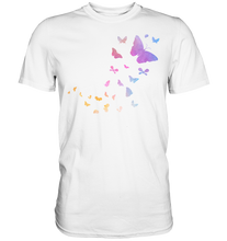 Laden Sie das Bild in den Galerie-Viewer, Aquarell Schmetterlinge T-Shirt