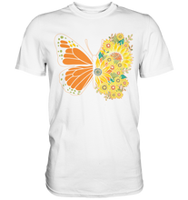 Laden Sie das Bild in den Galerie-Viewer, Sonnenblumen Schmetterling T-Shirt