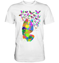 Laden Sie das Bild in den Galerie-Viewer, Bunte Schmetterlinge Splash T-Shirt