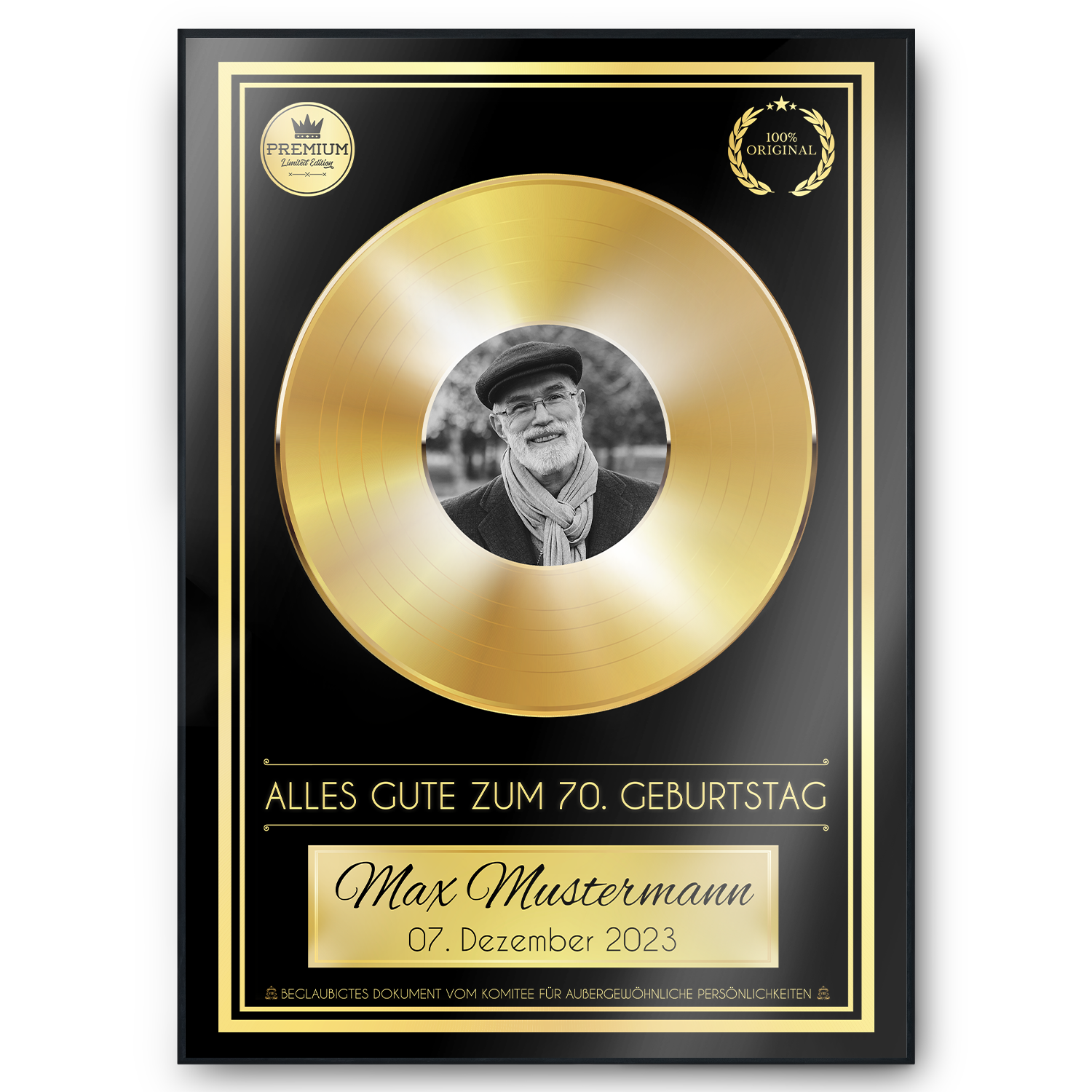 Produktbild von 50. Geburtstag Geschenk | 50 Jahre Geburtstagsgeschenk Personalisiert