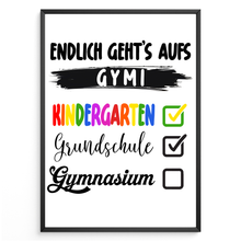Laden Sie das Bild in den Galerie-Viewer, Grundschulabschluss Geschenkidee Schulstart Gymnasium 5. Klasse
