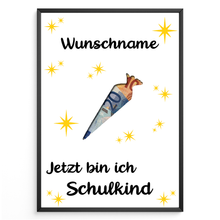 Laden Sie das Bild in den Galerie-Viewer, Einschulung Personalisiertes Geldgeschenk Schultüte Schulanfang Geschenk
