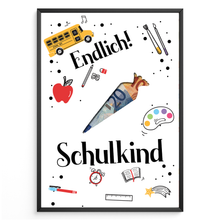 Laden Sie das Bild in den Galerie-Viewer, Einschulung Geldgeschenk Schulanfang Schulstart Schultüte Schuleinführung
