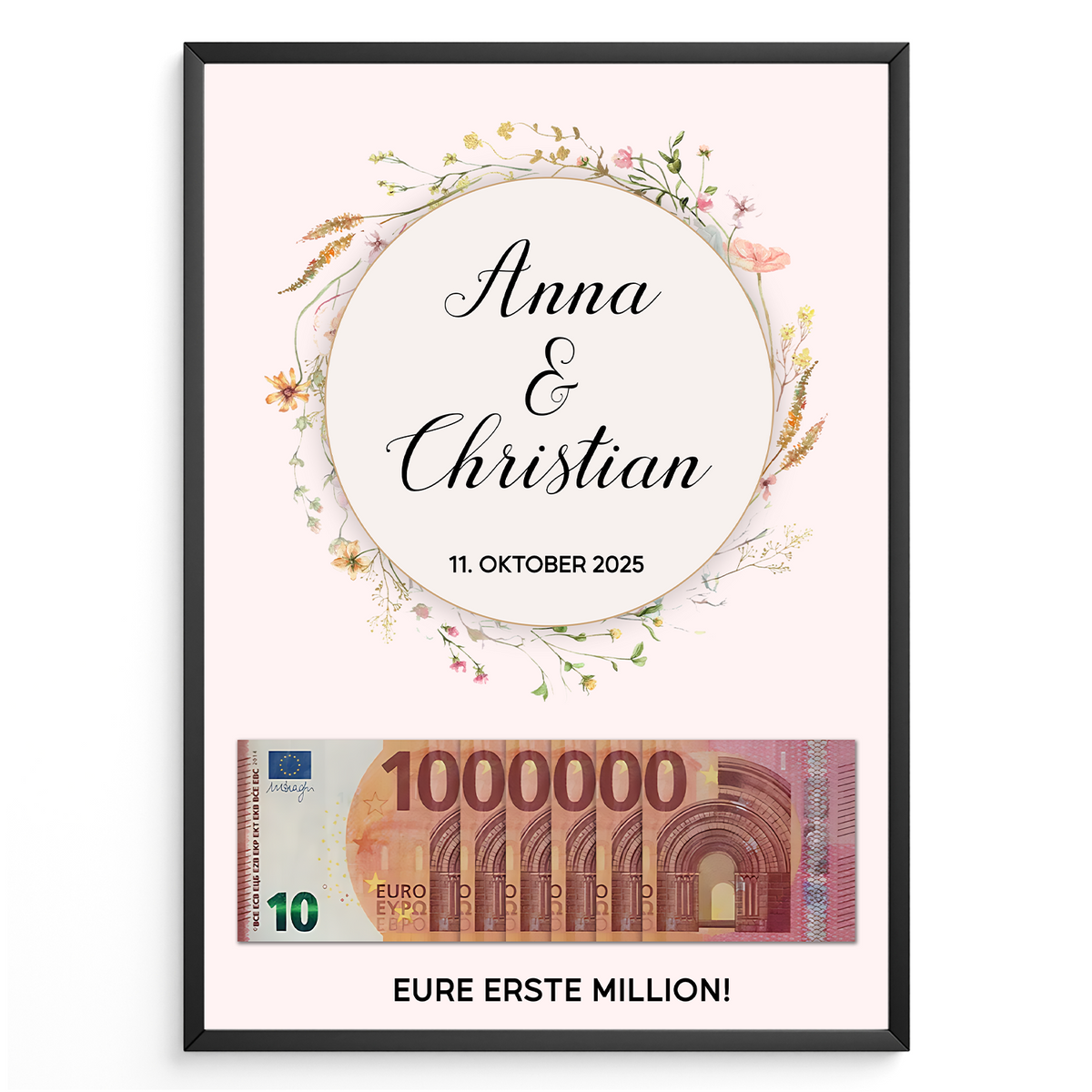 Hochzeitsgeschenk Personalisiert Geldgeschenk Hochzeit personalisierbar