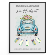 Laden Sie das Bild in den Galerie-Viewer, Geldgeschenk Hochzeit | Hochzeitsgeschenk für Brautpaar Geld kreativ verschenken
