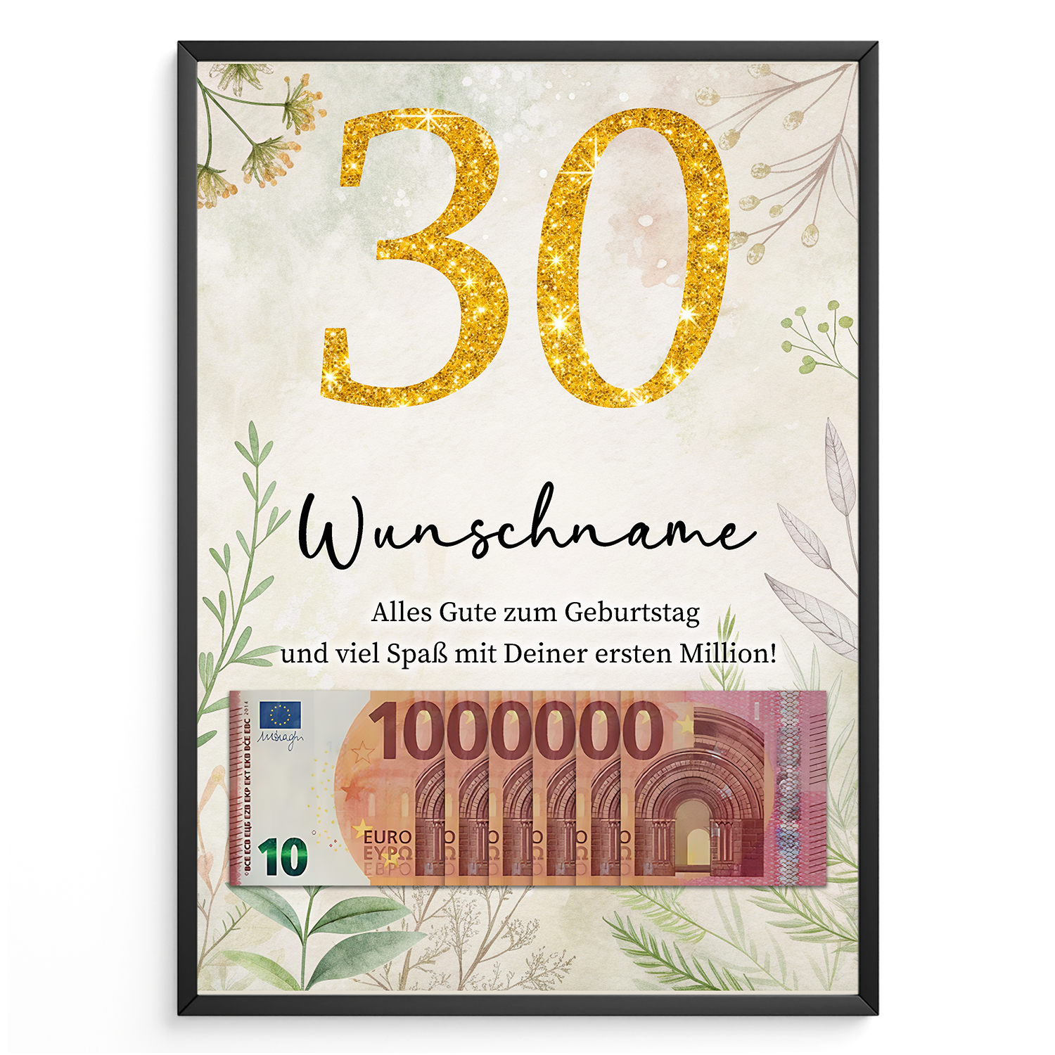 12 Personalisierte Rubbelkarten Zum 30. Geburtstag – Lotterie-Spiel Für Gäste, Inkl. Witze & Gewinne