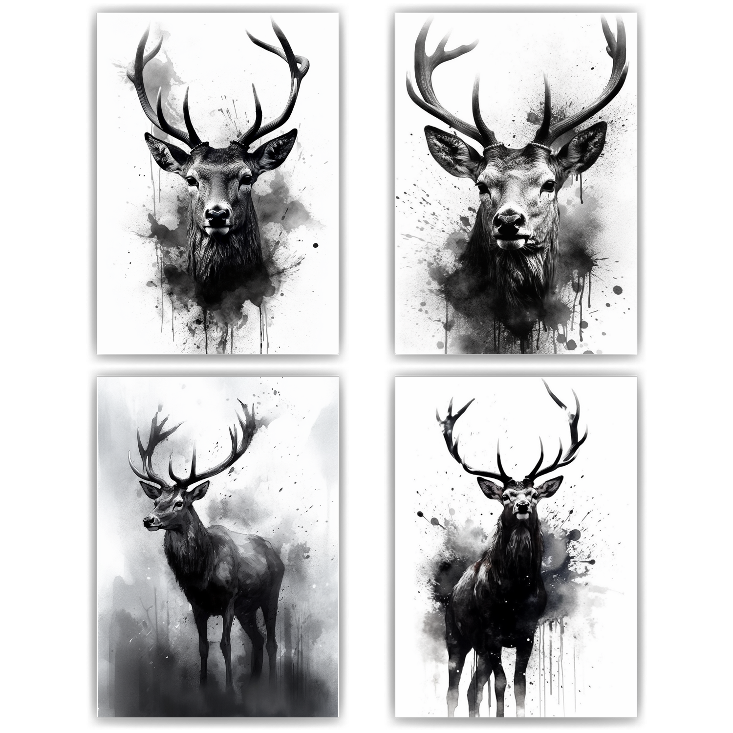 Murando   Wandbilder XXL Hirsch 80x40 Cm 1 Tlg   Wa Produktbild-Vorschau 9