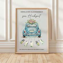 Laden Sie das Bild in den Galerie-Viewer, Geldgeschenk Hochzeit | Hochzeitsgeschenk für Brautpaar Geld kreativ verschenken
