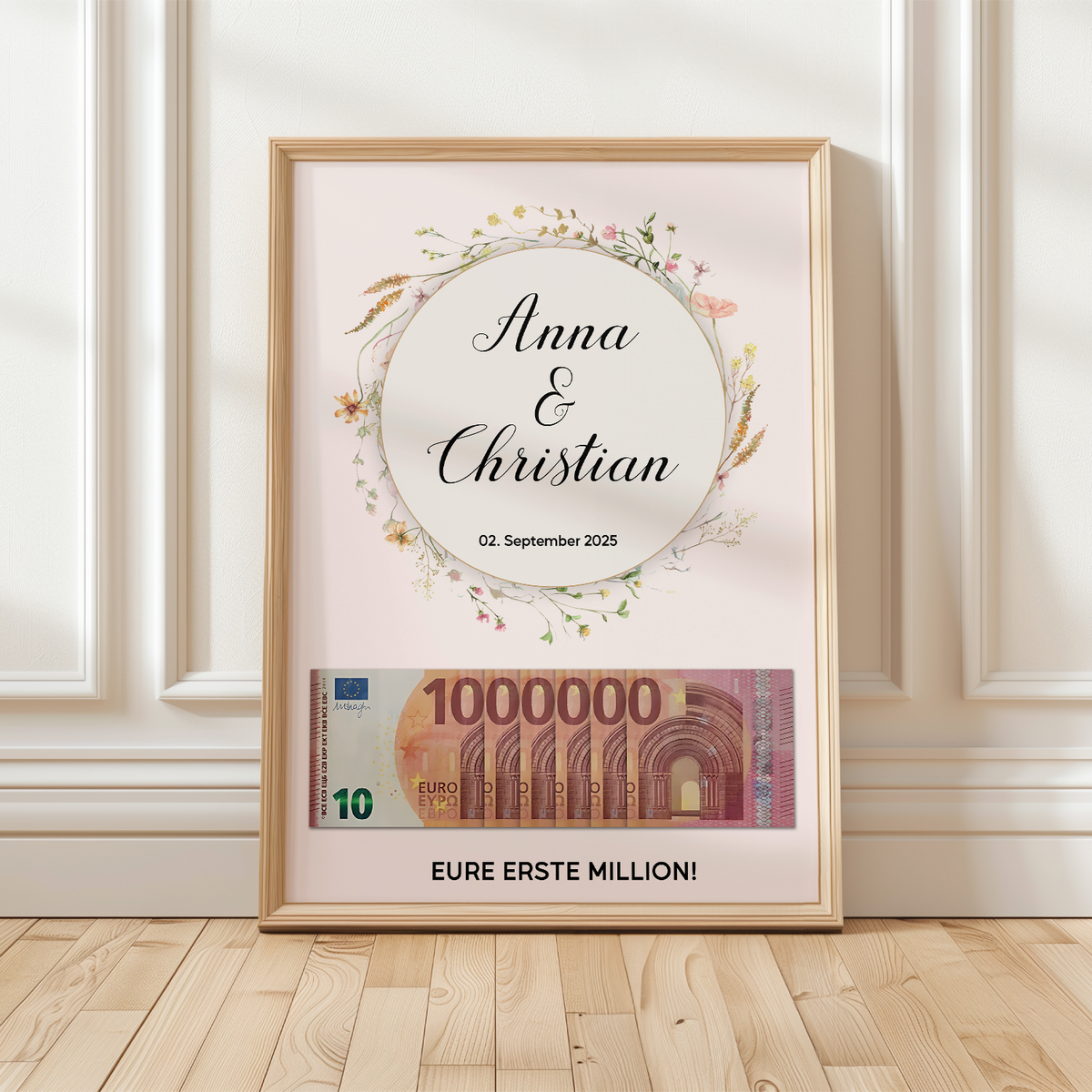 Personalisiertes Hochzeitsgeschenk Geldgeschenk Brautpaar Hochzeit
