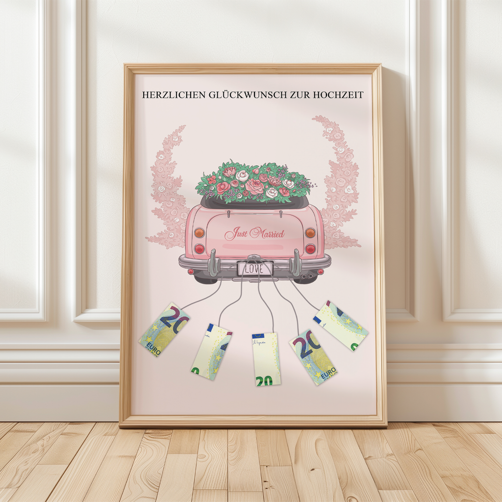 Geldgeschenk Hochzeit Geschenk Brautpaar Hochzeitsgeschenk Geld