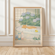 Laden Sie das Bild in den Galerie-Viewer, Fuchs Japanisches Poster – Ruhiges Zen Spa Japandi Wandbild im Vintage Stil
