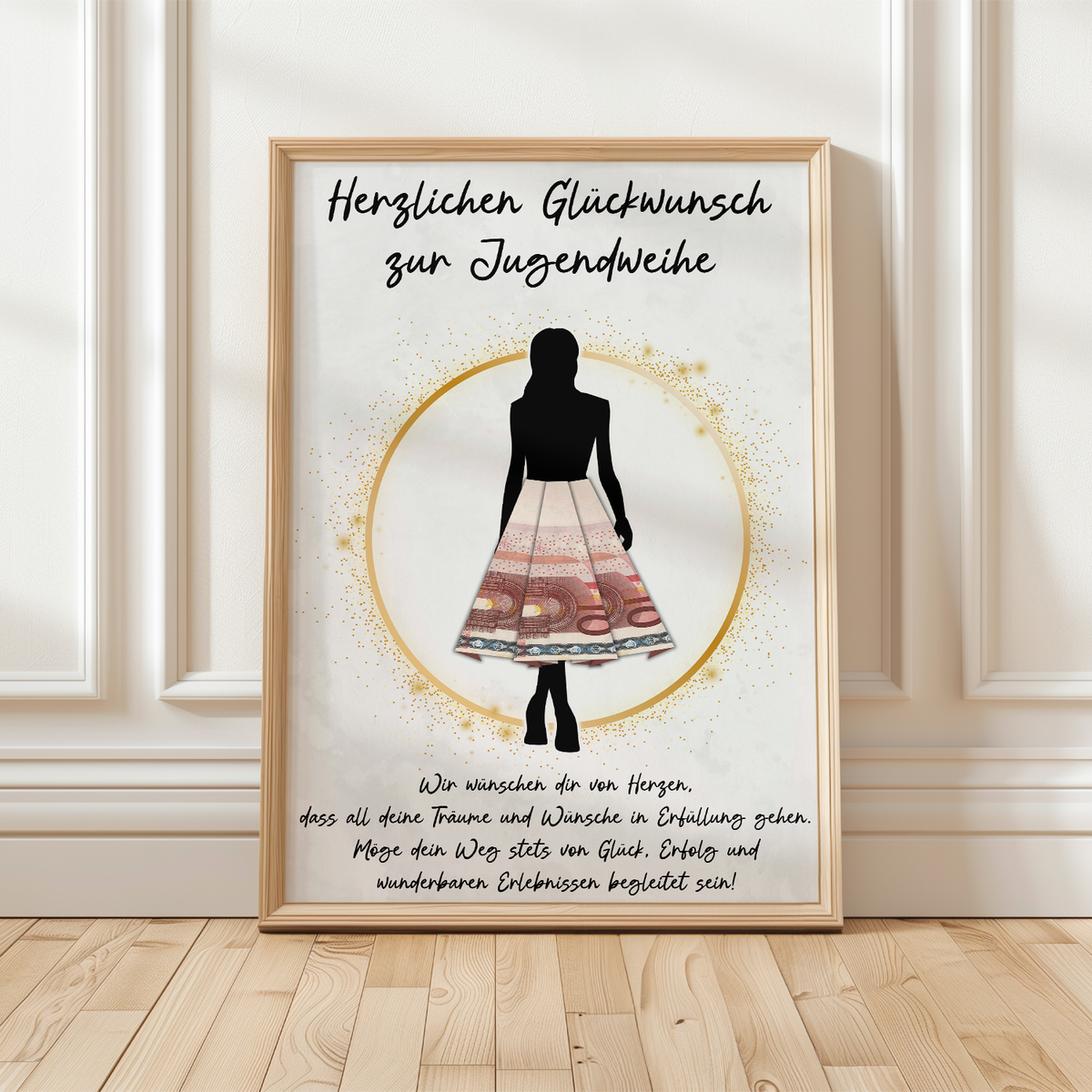 Geldgeschenk zur Jugendweihe Geschenkidee Mädchen Jugendweihe Spruch Geldgeschenk Jugendweihe Karte Deko
