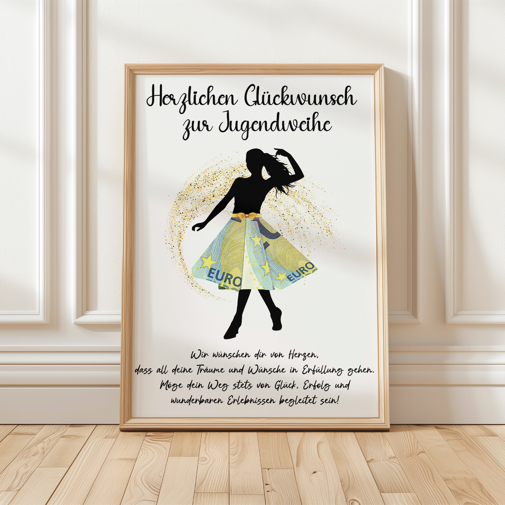 Geldgeschenk Jugendweihe Geschenk Mädchen Geldgeschenk Jugendweihe Karte Deko