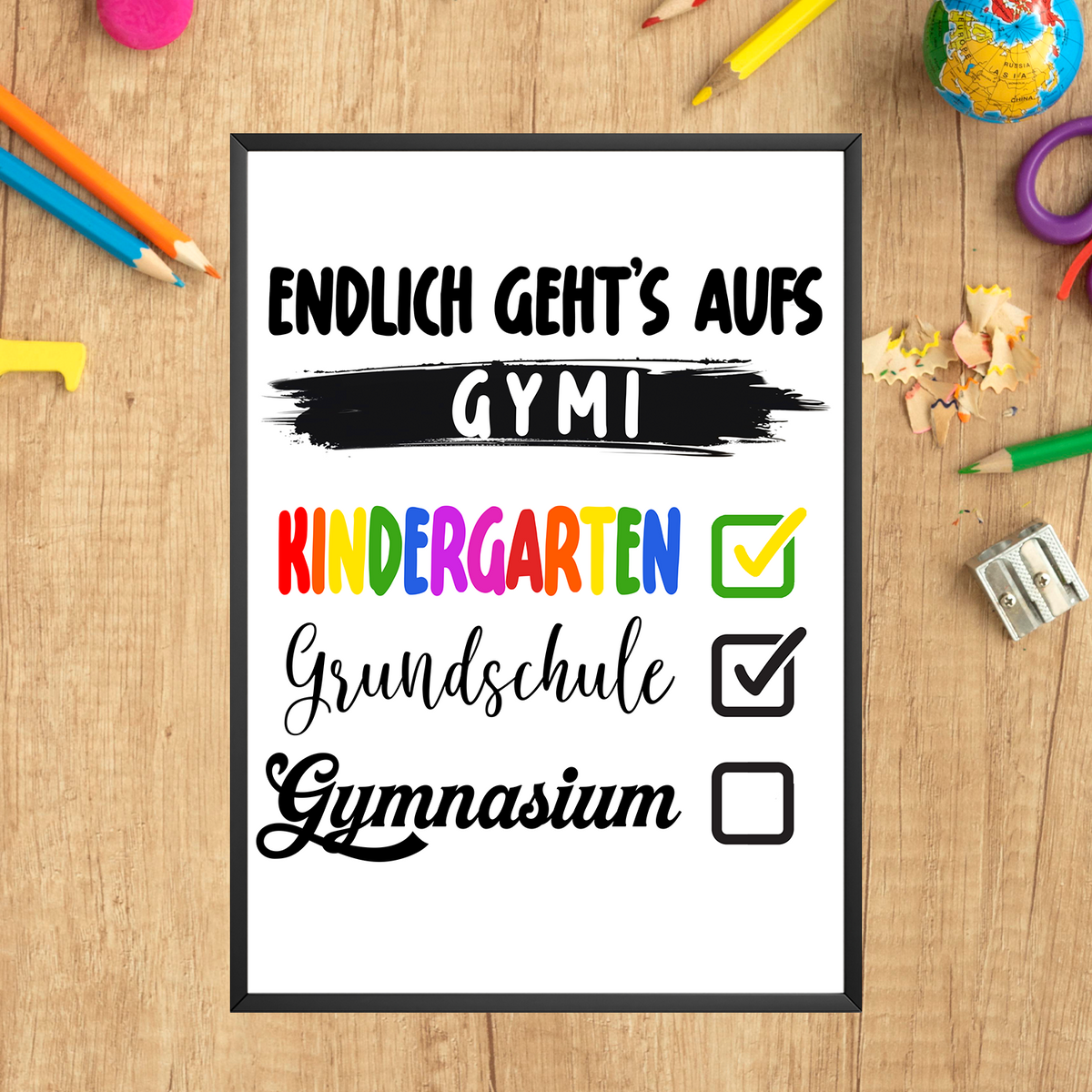 Grundschulabschluss Geschenkidee Schulstart Gymnasium 5. Klasse