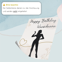 Laden Sie das Bild in den Galerie-Viewer, Geldgeschenk zum 50. Geburtstag Personalisiert Frauen Geburtstagsgeschenk Freundin Geld Geschenkidee
