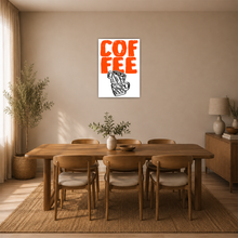 Laden Sie das Bild in den Galerie-Viewer, Coffee Poster Vintage Kaffee Wandbild Küche Café Deko Barista
