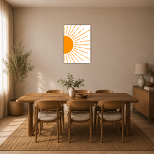 Laden Sie das Bild in den Galerie-Viewer, Sonnenstrahlen Poster Boho Wandbild Minimalistische Wandkunst Modern

