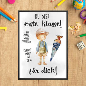 Einschulung Geldgeschenk Jungen Schulanfang Erstklässler Geschenkidee Schulkind